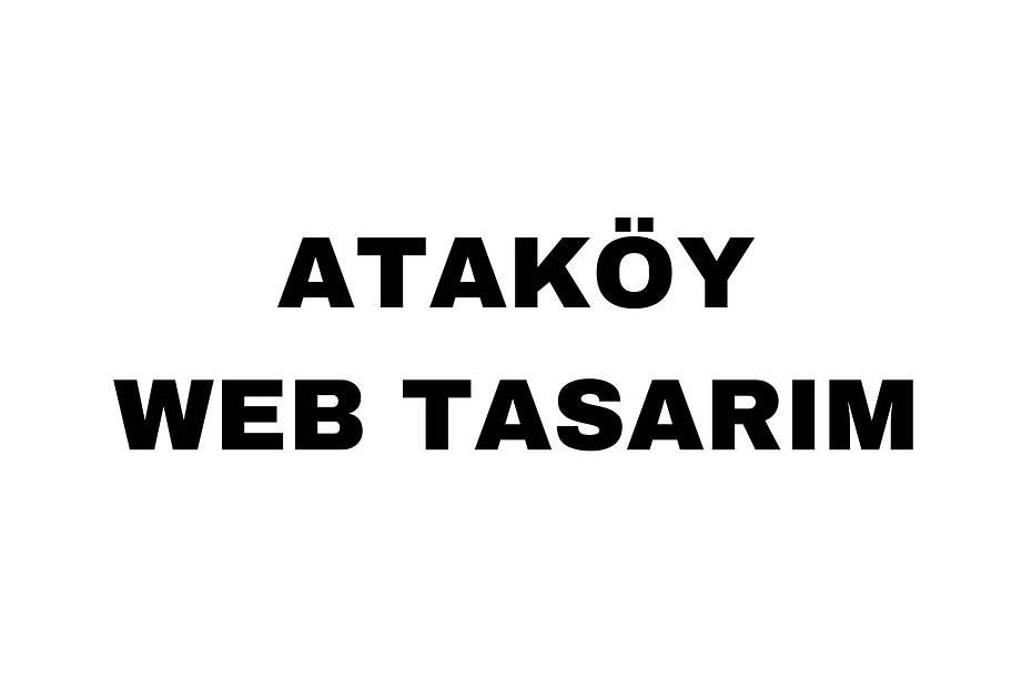 Ataköy Web Tasarım