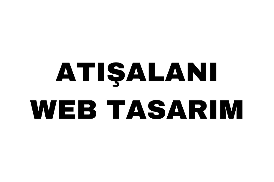 Atışalanı Web Tasarım