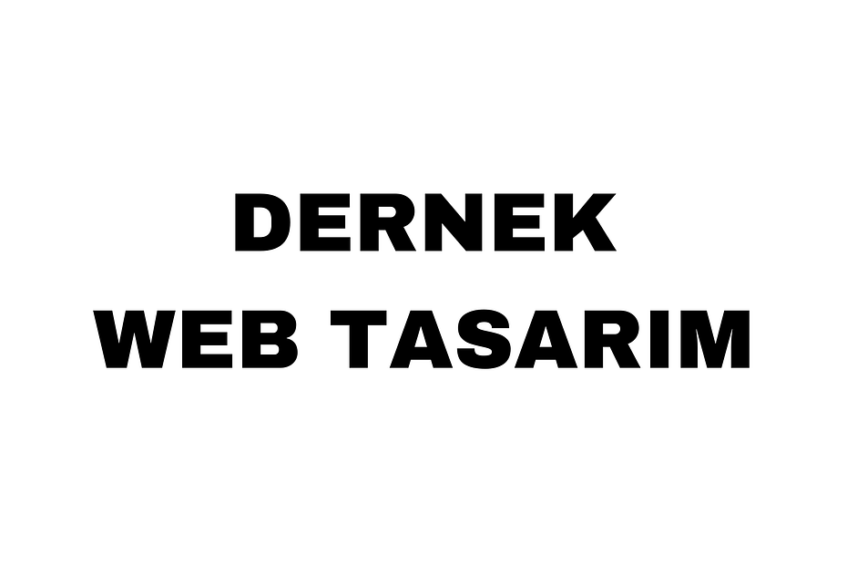 Dernek Web Tasarım