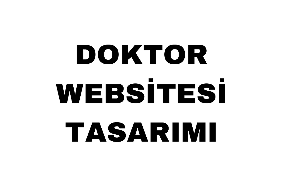 Doktor Websitesi Tasarımı