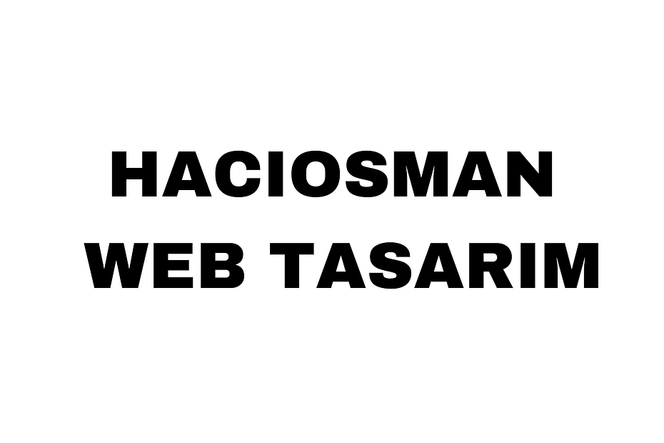 Hacıosman Web Tasarım