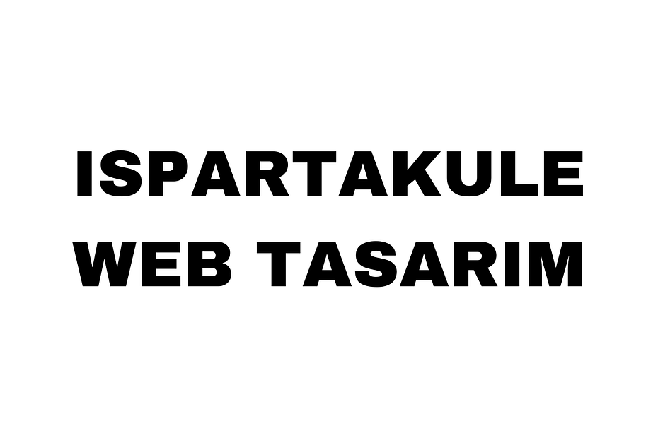 Ispartakule Web Tasarım